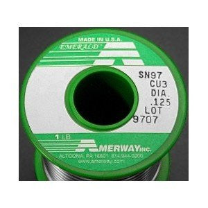 Amerway Lead Free Solid Core Solder for Stained Glass 1 Pound