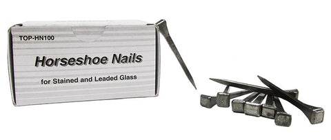 Aanraku Top Tools Steel 2 inch Horseshoe Nails Box of 100