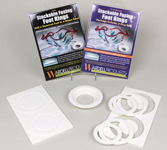 Stackable Fusing Foot Rings for Making Glass Foot Slumping