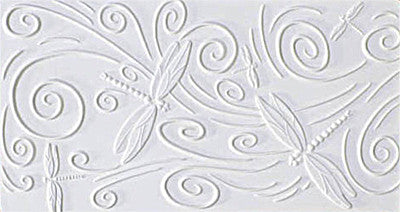 Dragonfly Texture Tile Mold for Glass Slumping DT09