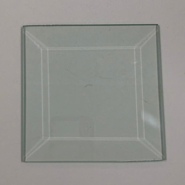 4 Inch Clear Square Glass Bevels