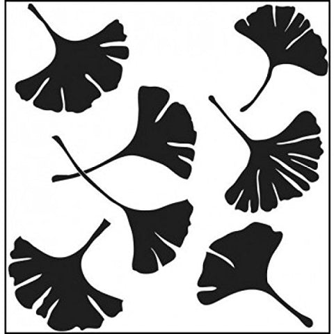 Powder or Airbrush Stencil-Ginko Leaves 12 x 12 Inch