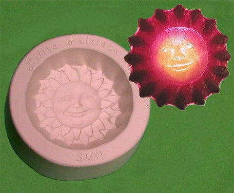 Sun Face Ceramic Mold for Fusing Glass