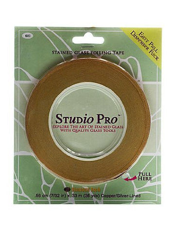Studio Pro 7/32-Inch Silver Lined Copper Foil