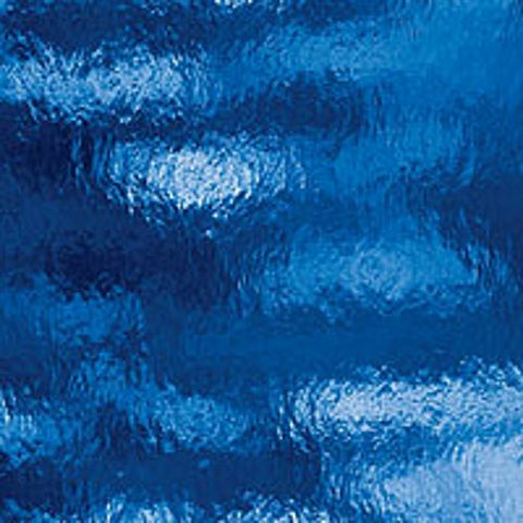 134RR Medium Blue Rough Rolled Glass 12 x 12 Sheet