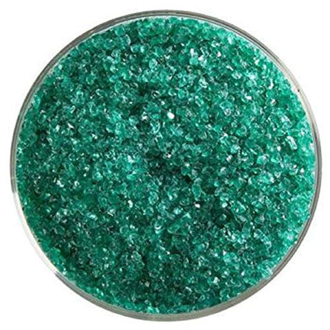 BU141792F-Frit Med. Emerald Trans. 5 Oz. Jar