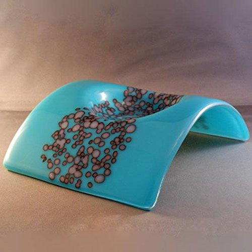 SF23374 -12 x 12 Inch Sheet Turquoise Blue Solid Opal Glass - 96 COE