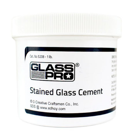 Stained Glass Supplies - 1lb Glass Pro Cement