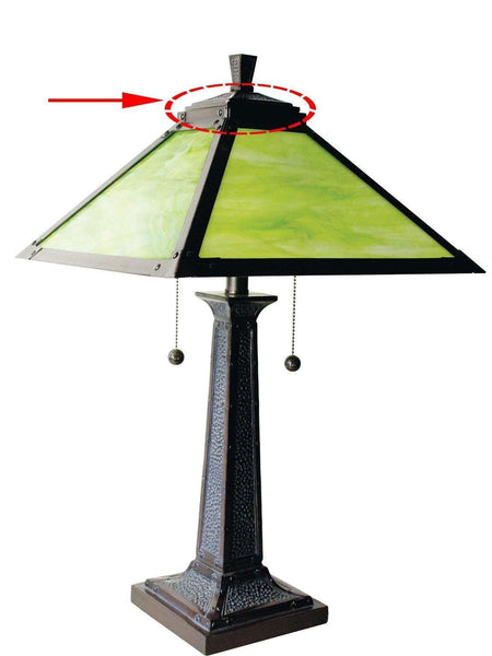 Poly-Resin Decorative Lamp Cap for Spectrum Lamp Kit