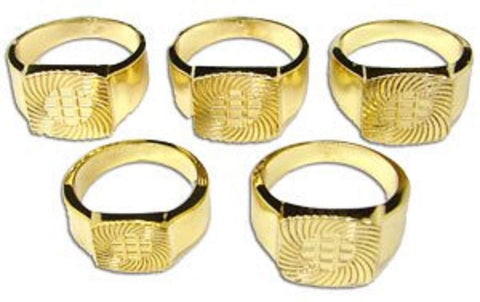 Find-Its Ring Blanks Gold Plated Jewelry