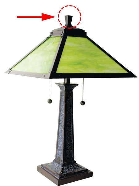 Poly-Resin Decorative Finial for Spectrum Lamp Kit