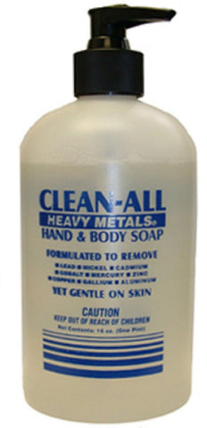 Stained Glass Supplies Clean All Heavy Metals Soap 16oz.