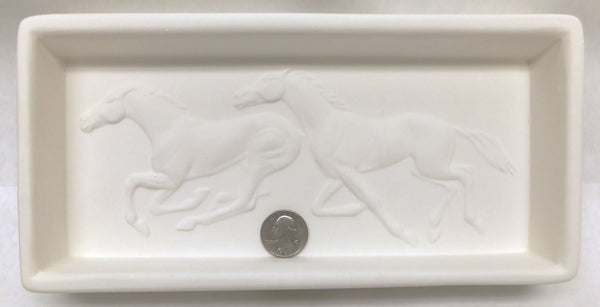Running Horses Tile Mold