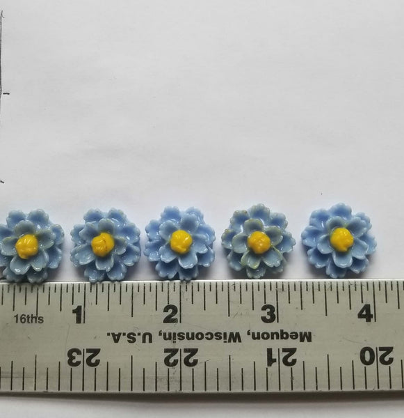 COE 96 Pre Fused Glass Flowers for Your Fused Glass Projects - Pack of 5 Many Colors
