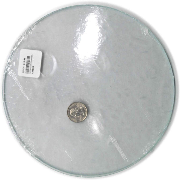 System 96 Oceanside Clear Round Pre Cut Fusible Glass Blanks 8 Inch - 1 Blank