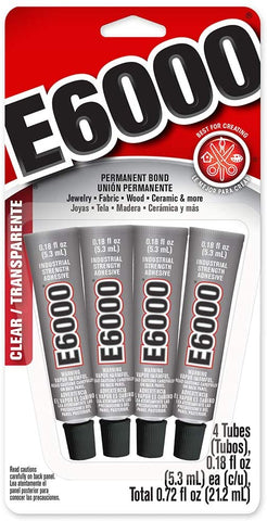 E6000® Glue Adhesive 4 pack .18 oz each