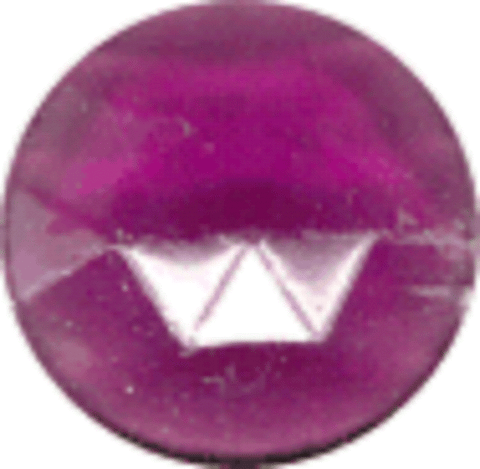 Round Amethyst 15mm Faceted Jewel