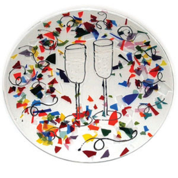 Wissmach Clear 10 Inch Fusible Glass Circle / Round - 90 COE