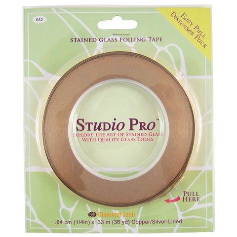 Studio Pro 1/4-Inch Silver Lined Copper Foil