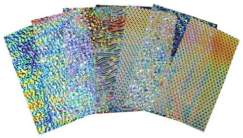 1/2 LB Tie Dye Scrap Thin Wissmach Textured Clear 90 Austin 74568
