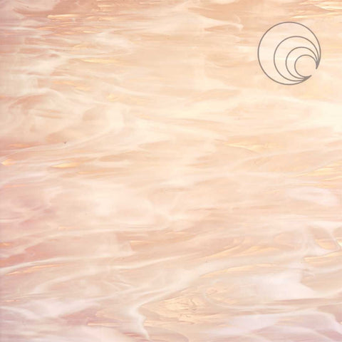 89181 Pink Champagne Wispy Stained Glass 12 x 12