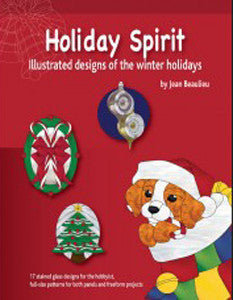 Stained Glass Pattern Book - Holiday Spirit
