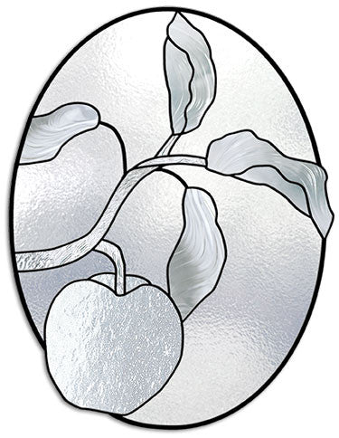 Stained Glass Apple Craft + Free Template