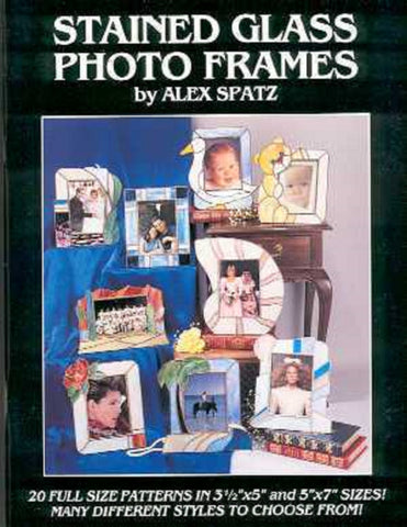 Stained Glass Photo Frames Pattern Book Full Size Patterns