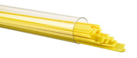BU022004-Sunflower Yellow Opal Ribbon / Noodle COE 90