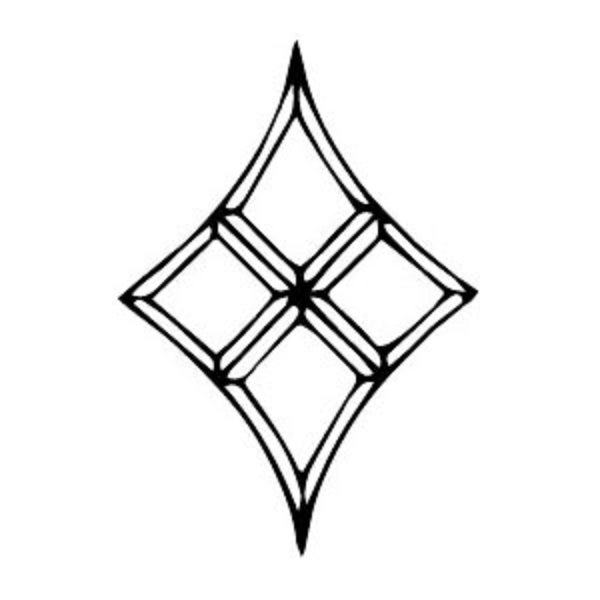 Flared Diamond Style Clear Bevel Cluster CH309S