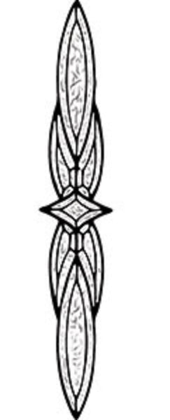 Clear Glue Chip Glass Bevel Cluster CH GC443- 4 1/2  x 25 1/2 Inches