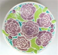 Peony Texture for Tile Mold for Glass Slumping 11 Inch Diameter DT20