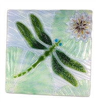 10 1/4 x 10 1/4 Inch Dragonfly Texture Tile Mold for Glass Slumping Kilnwork DT31