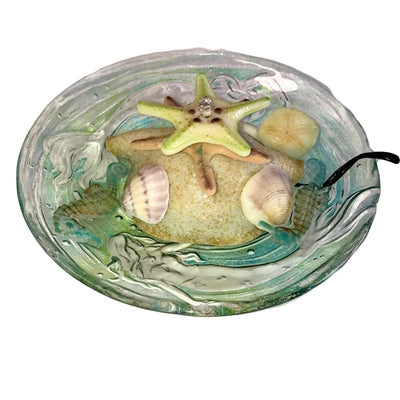 DT36 ROUND MERMAID TEXTURE - For Glass Fusing and Slumping