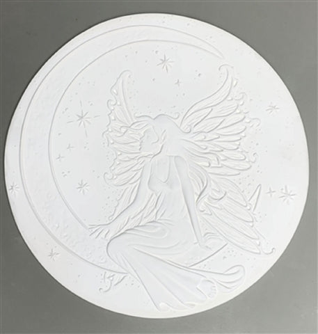 Fairy on the Moon Texture Tile Mold for Glass Slumping 11.25 Inch DT44