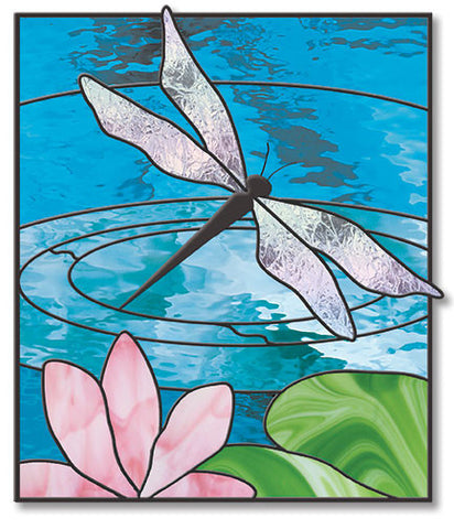 Free Stained Glass Patterns - Garden Pond Dragonfly Pattern by Carolyn Kyle & Laura Tayne