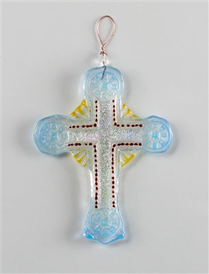 LF155 ORNATE CROSS MOLD for Glass Frit Mold for Glass Casting