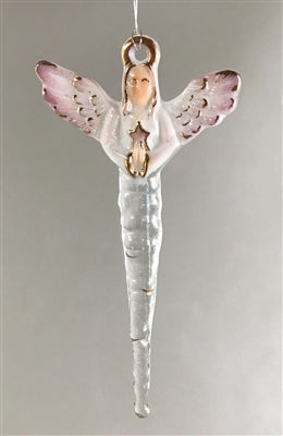 LF174 ICICLE ANGEL ORNAMENT MOLD FOR GLASS FUSING