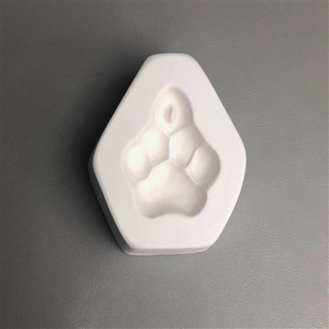 LF196 - Pet Paw Holey Casting Jewelry Mold for Fusing Glass Frit