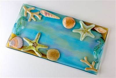 LF149 STARFISH AND SEAHORSE Glass Frit Mold