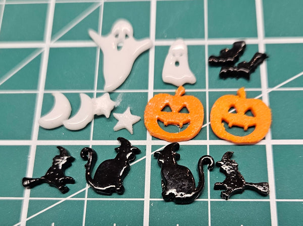COE 96 Fused Glass Halloween Small/Tiny Shapes for Your Fused Glass Projects
