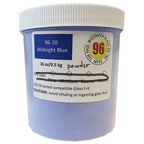 WF9631-Frit 96 Powder Midnight Blue Trans. #96-47