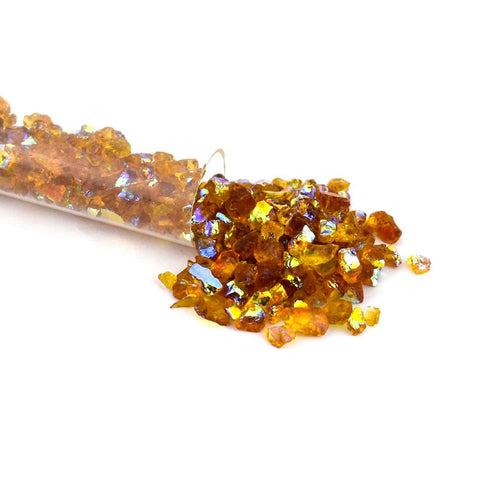 CBS 1 oz. Tube Dichroic Amber Frit Flakes 90 COE