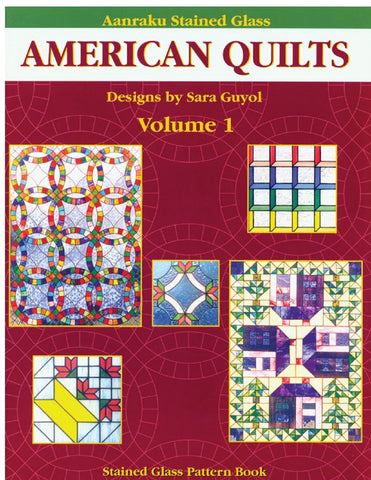 Aanraku American Quilts Stained Glass Pattern Book Volume 1
