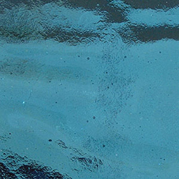 BU1116.50 - Bullseye Turquoise Blue Transparent 8x10 Thin 2mm Rolled - 90 COE