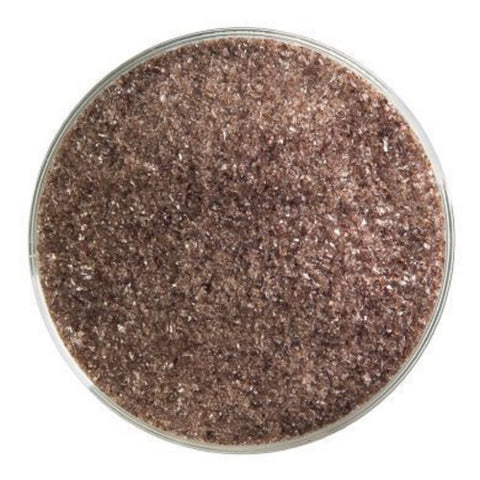 BU110991F-Frit Fine Bronze (Rose/Brown) Trans. 5 Oz Jar coe 90
