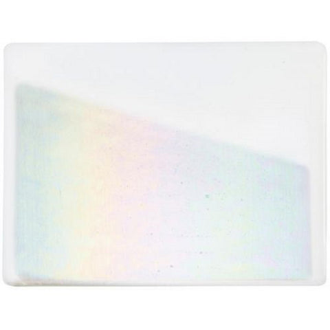 BU0113.31 - Bullseye White Opal Iridescent Glass Standard - 90 COE 5x10