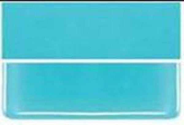 BU0116 - Bullseye Turquoise Opal 5x8 Double Rolled - 90 COE