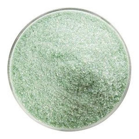 BU011791F-Frit Fine Mineral Green Opal 5 Oz. Jar -  COE 90