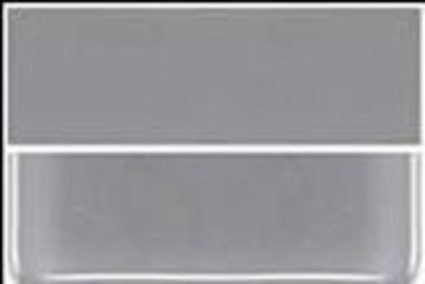 BU0136 - Bullseye Deco Gray Opal Double Rolled - 90 COE 5x8